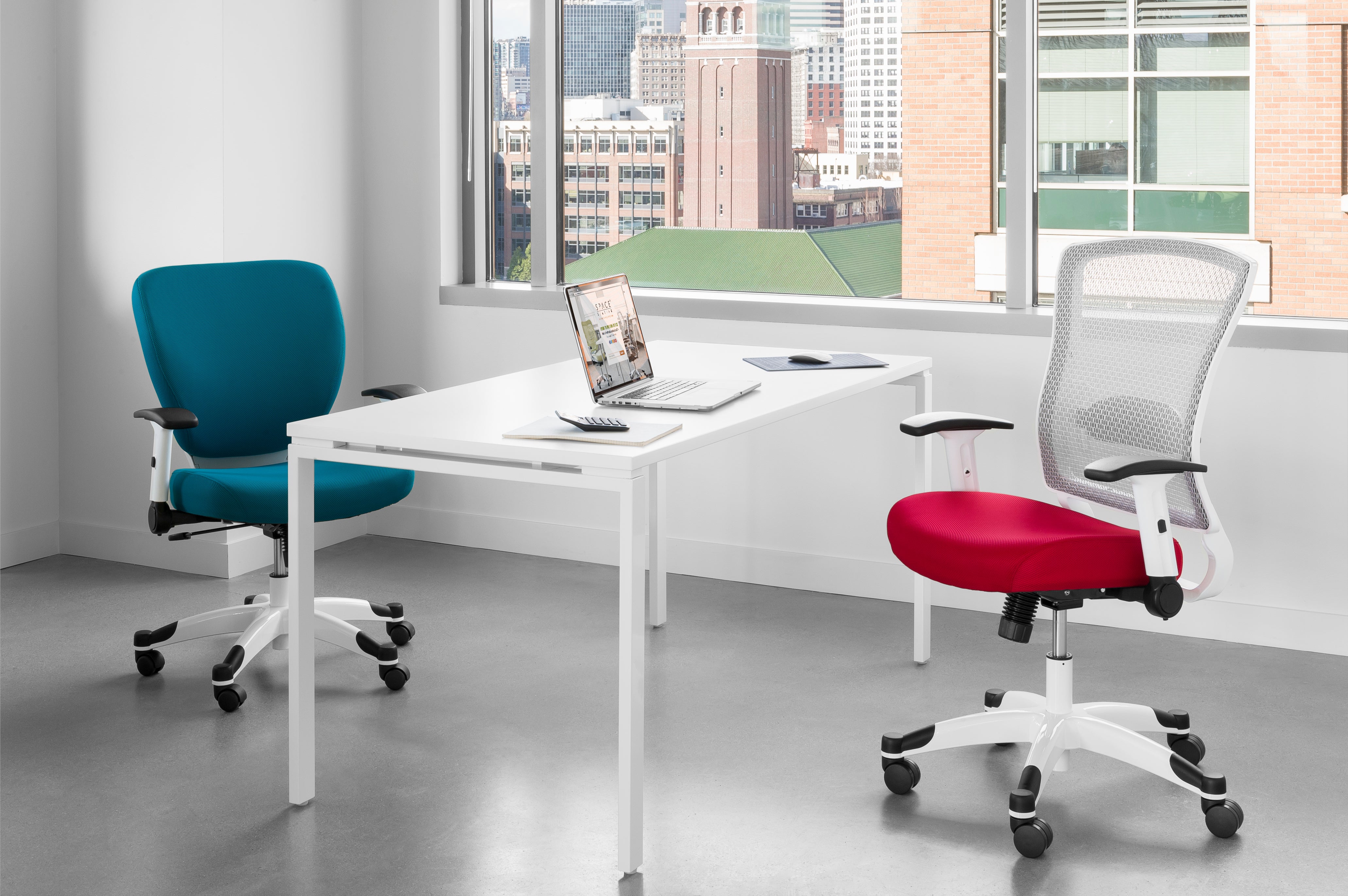 White Frame Managers Chair